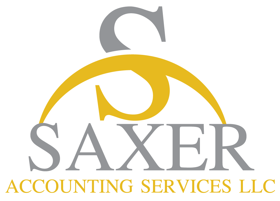 The logo for Saxer Accounting Services LLC.