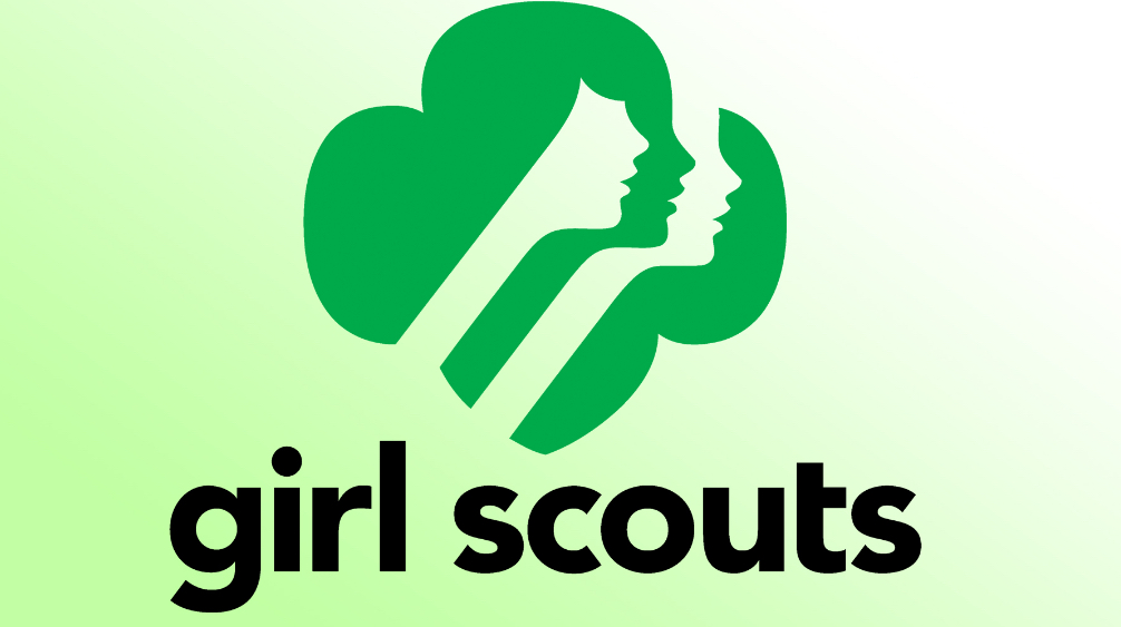 The logo for girl scouts.