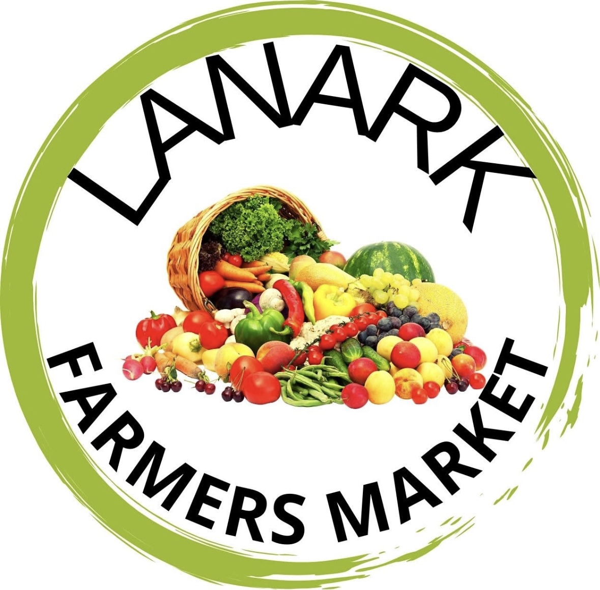 A logo for Lanark Farmers Market.