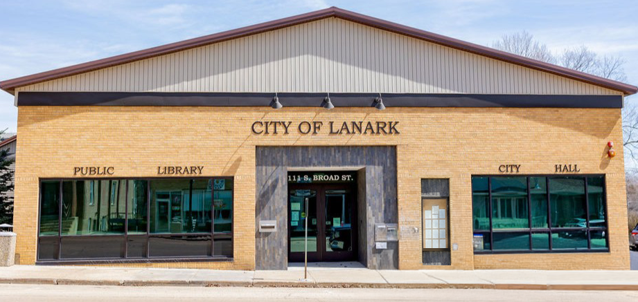 City hall building.